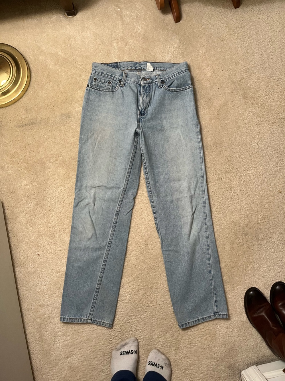 Levi's Light Blue Straight Leg Womens Jeans